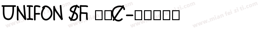 Unifon ST GBK字体转换